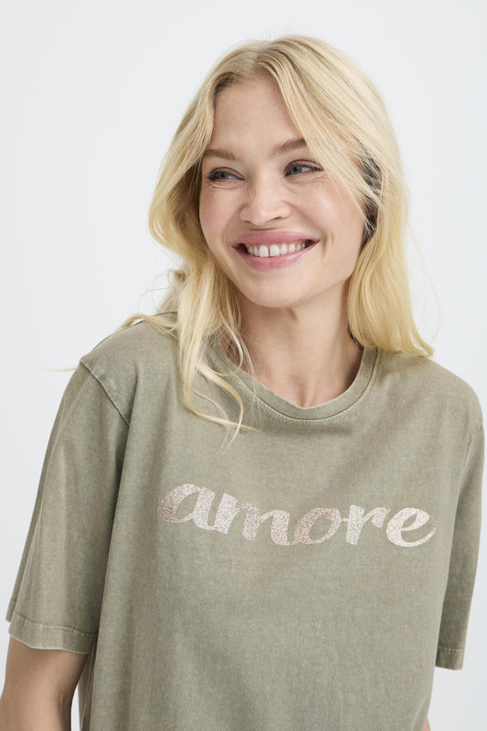 Camiseta Amore verde